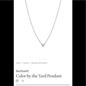 Tiffany & Co - Elsa Peretti Pendant - never worn